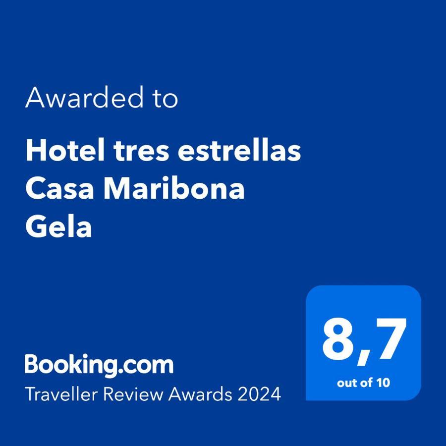 Hotel Tres Estrellas Casa Maribona Gela El Puente  Exterior photo